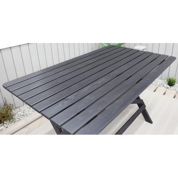 Knohult ruokapöytä 125 cm - Musta Knohult ruokapöytä 125 cm - Musta