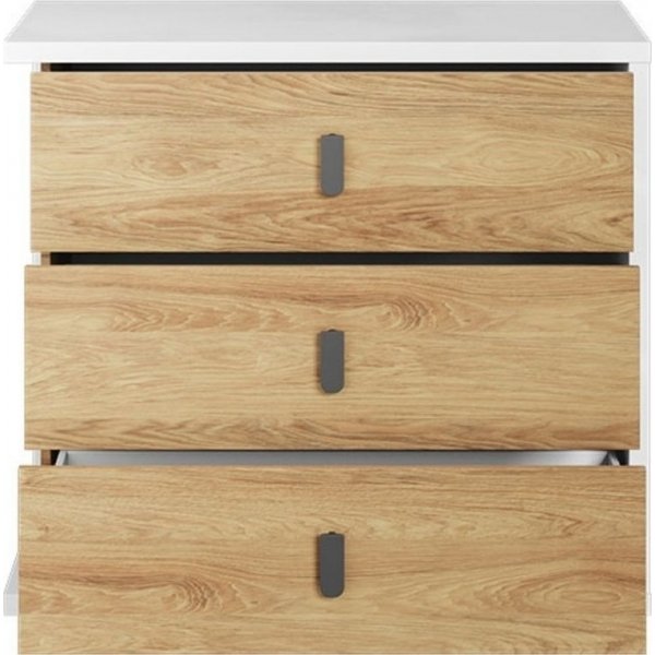 Simi lipasto 100 cm - Hickory/valkoinen Simi lipasto 100 cm - Hickory/valkoinen