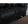 Peking-kulmasohva - Musta keinonahka